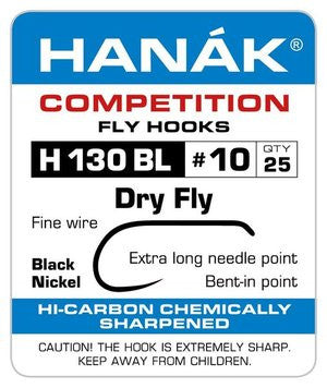 Hanak H 390 BL Klinkhammer curved dry fly hook – Tactical Fly Fisher