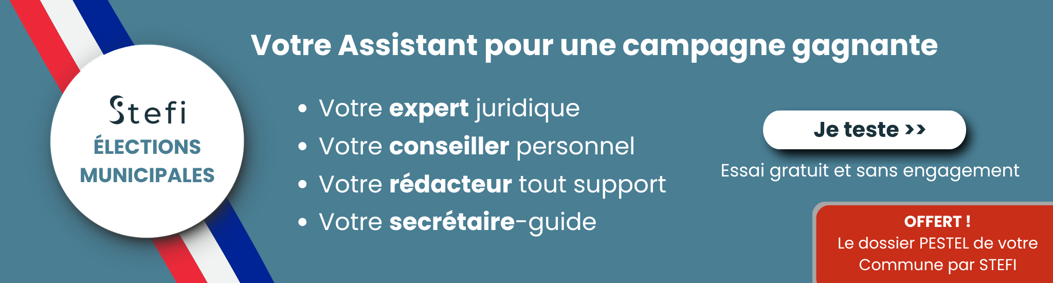 Stefi vous accompagne pour toutes les étapes de votre campagne électorale