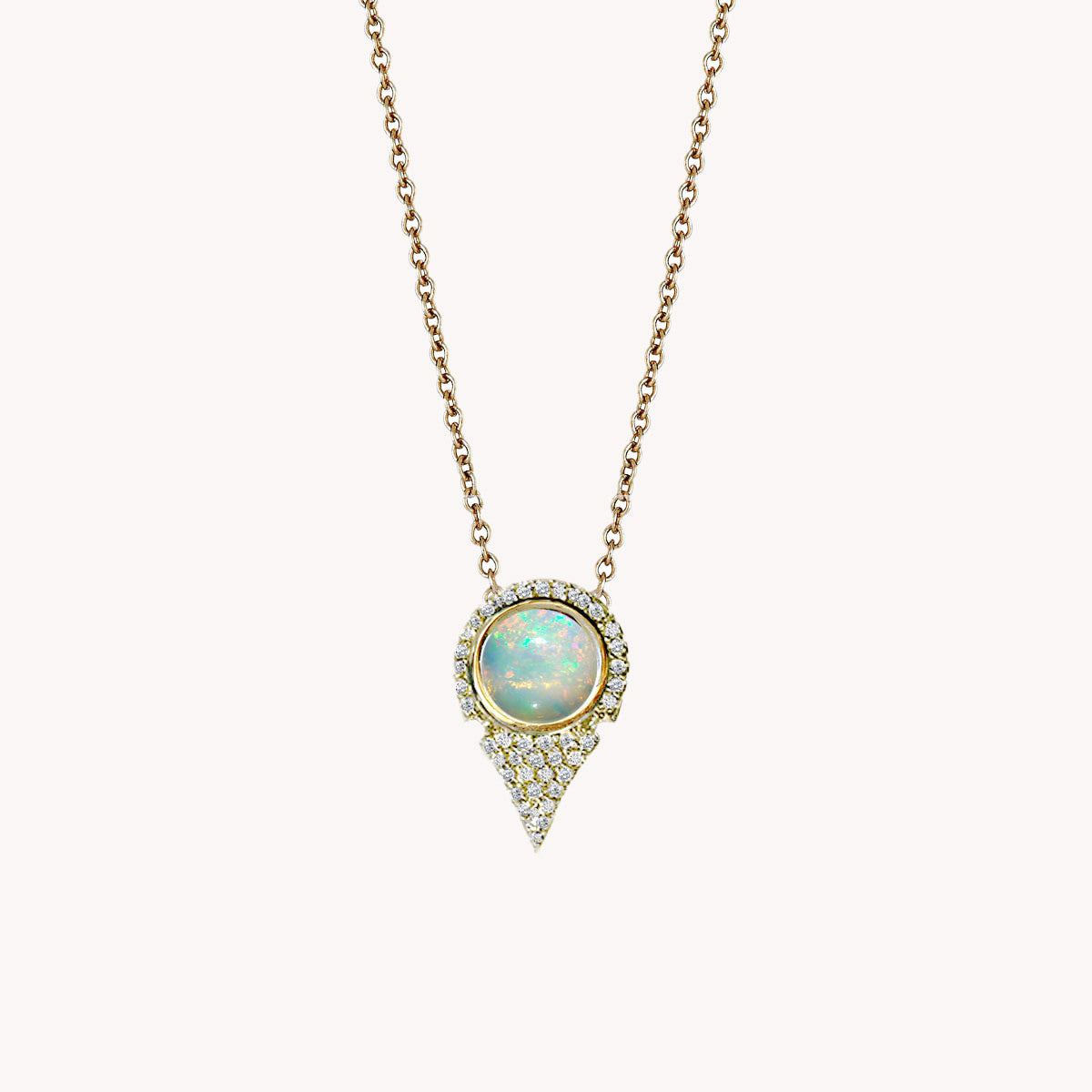 SMALL AZIZA NECKLACE W/ OPAL