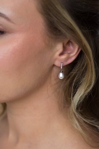 pearl bridal earring