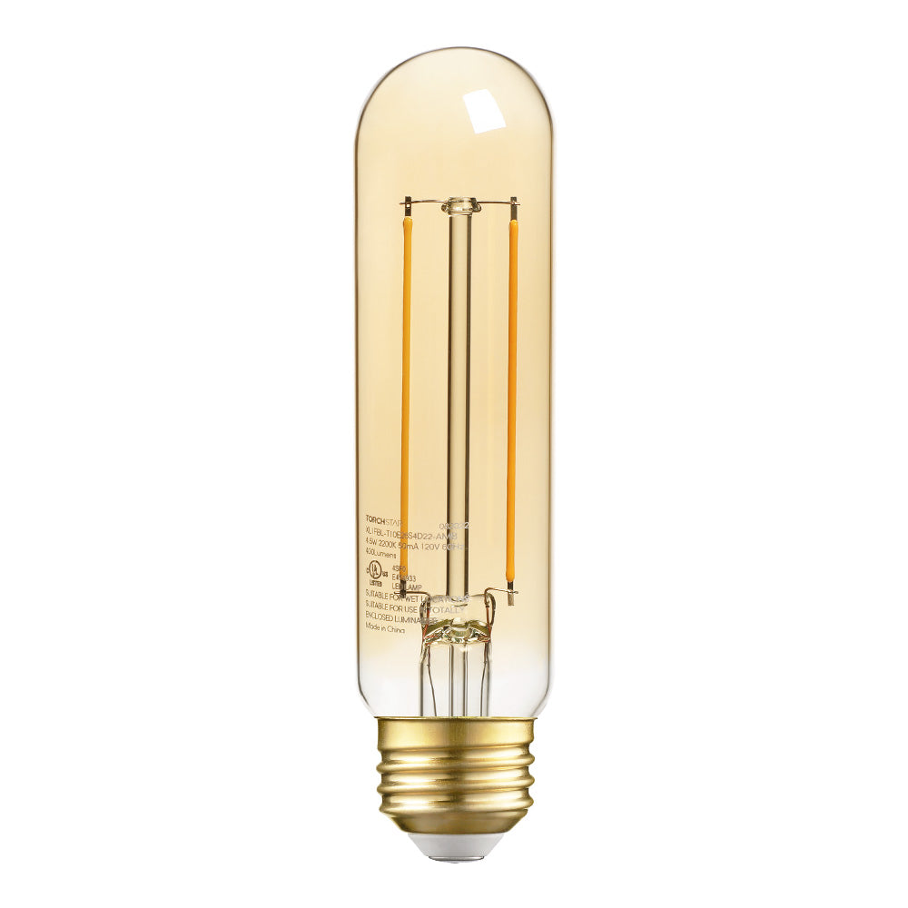 T10 LED Bulb replacement (Amber) Two bulbs – RedLine LumTronix Inc.