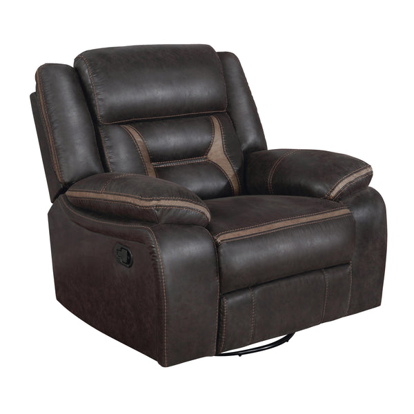 Recliner Portland Glider USA Italia Leather Leather 1555-EH12109G-0110