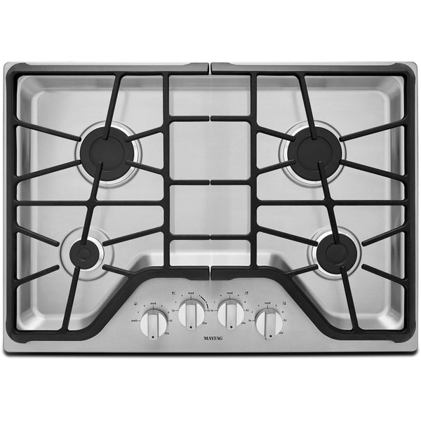 MEC8830HS Maytag 30-Inch Electric Cooktop with Reversible Grill and Griddle  STAINLESS STEEL - Metro Appliances & More