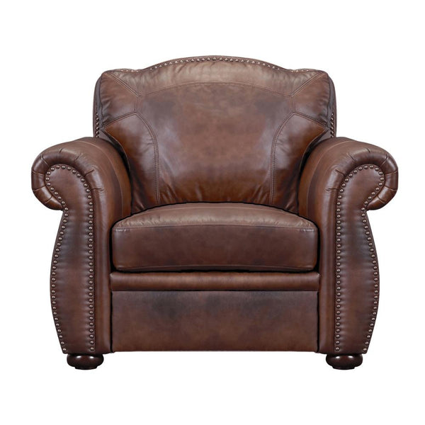 Leather Italia USA Leather Portland 1555-EH12109G-0110 Glider Recliner