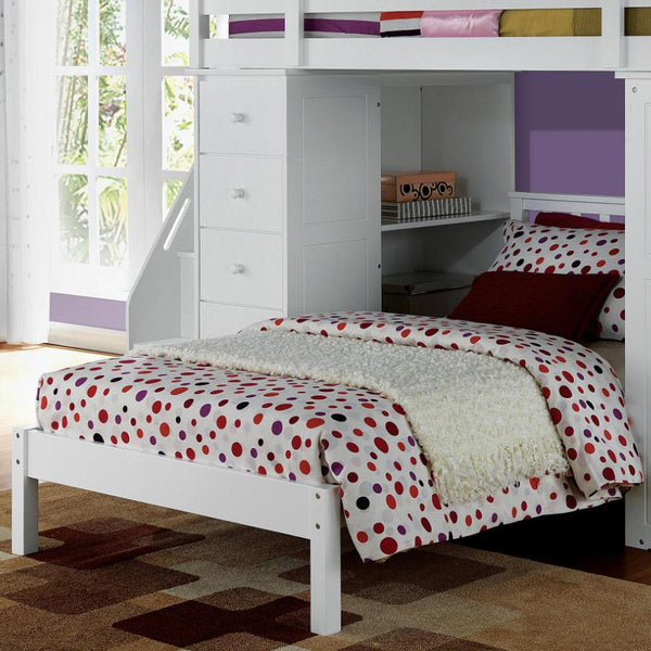 Acme freya clearance white loft bed