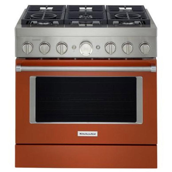 KitchenAid 36-inch Built-in Gas Cooktop with Even-Heat™ Burner KCGS356