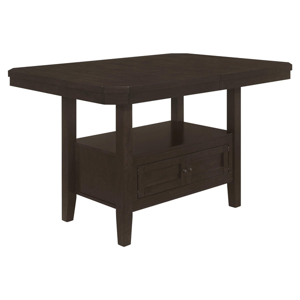 Coaster Mix & Match 100438 Counter Height Dining Table with Storage  Pedestal Base, A1 Furniture & Mattress