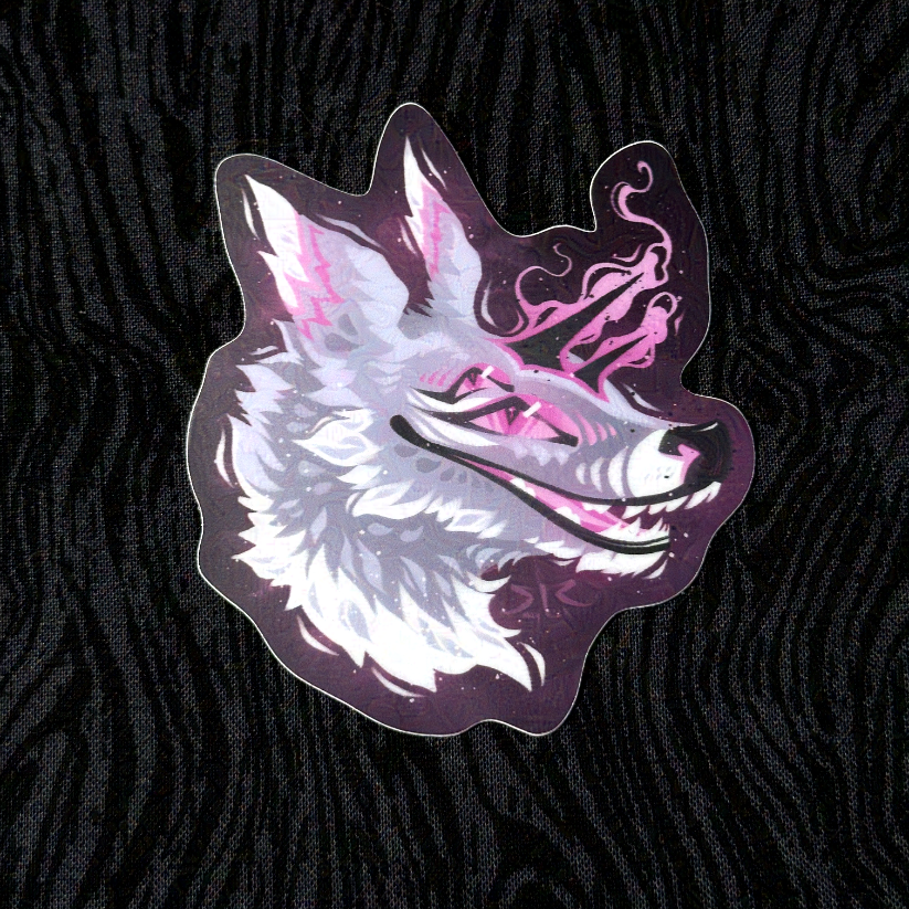 'Pride Monsters: Demigirl' Sticker 3.5"