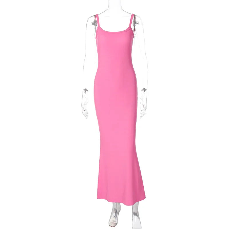 Sexy Backless Bodycon Spaghetti Strap Dress for Summer 2024. - Image 8