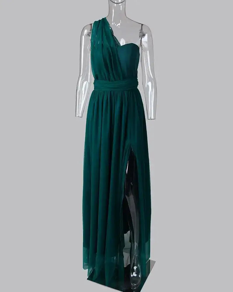 Women's Solid Color Suspender Style Evening Dress for Commuting - Image 7