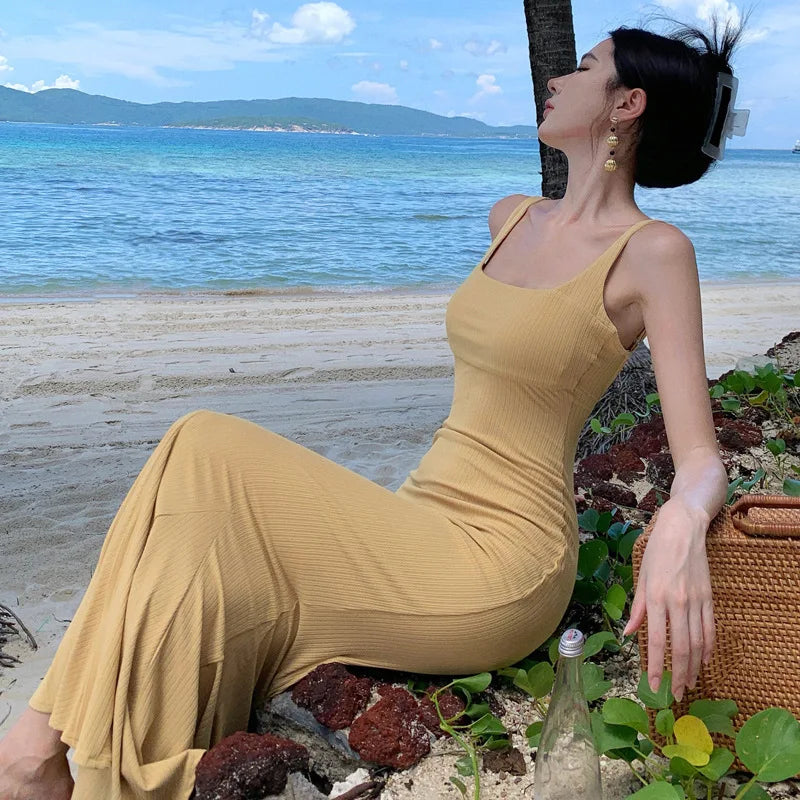 Elegant Fishtail Wrap Dress for Women's Summer Style - Image 6