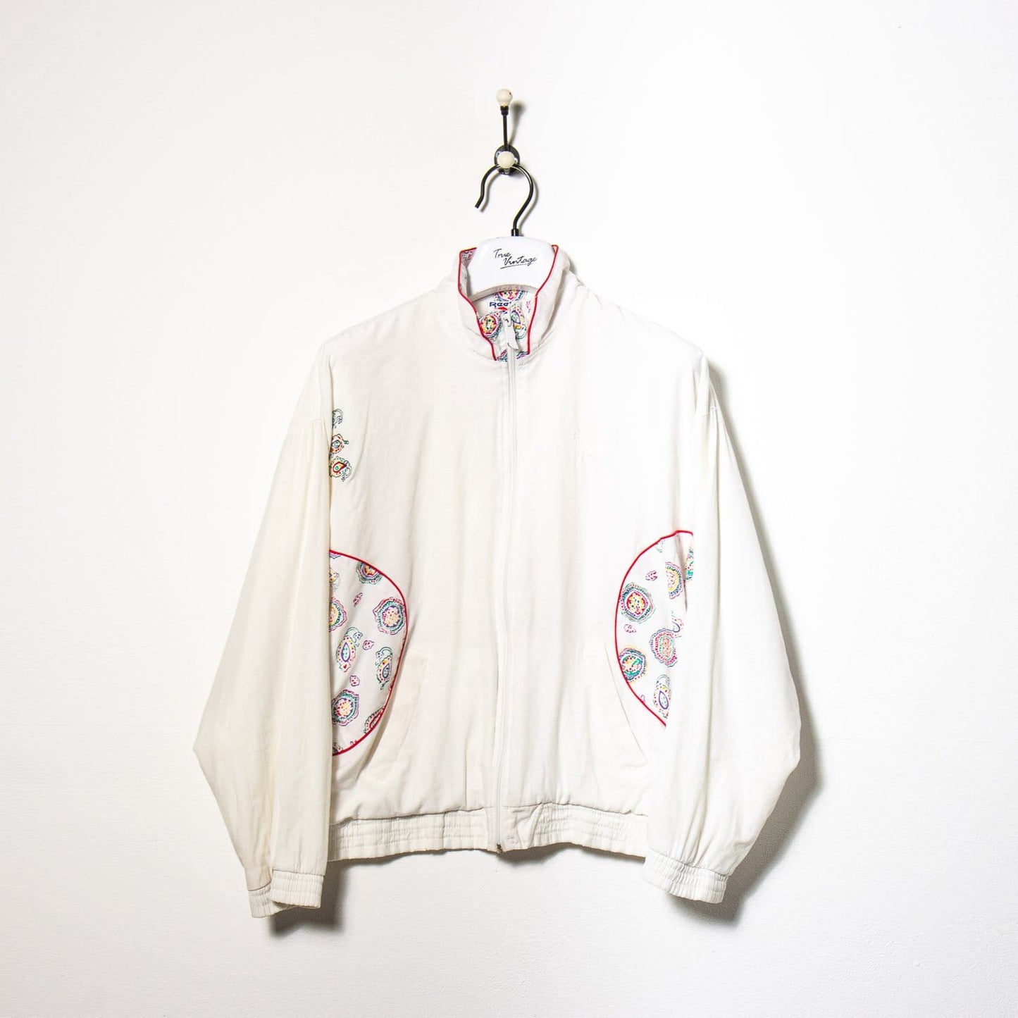 Reebok Shell Suit Jacket White Women's Medium
