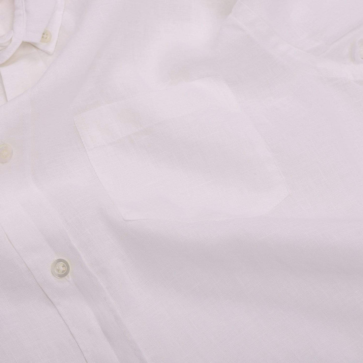La Paz Branco White Linen Shirt