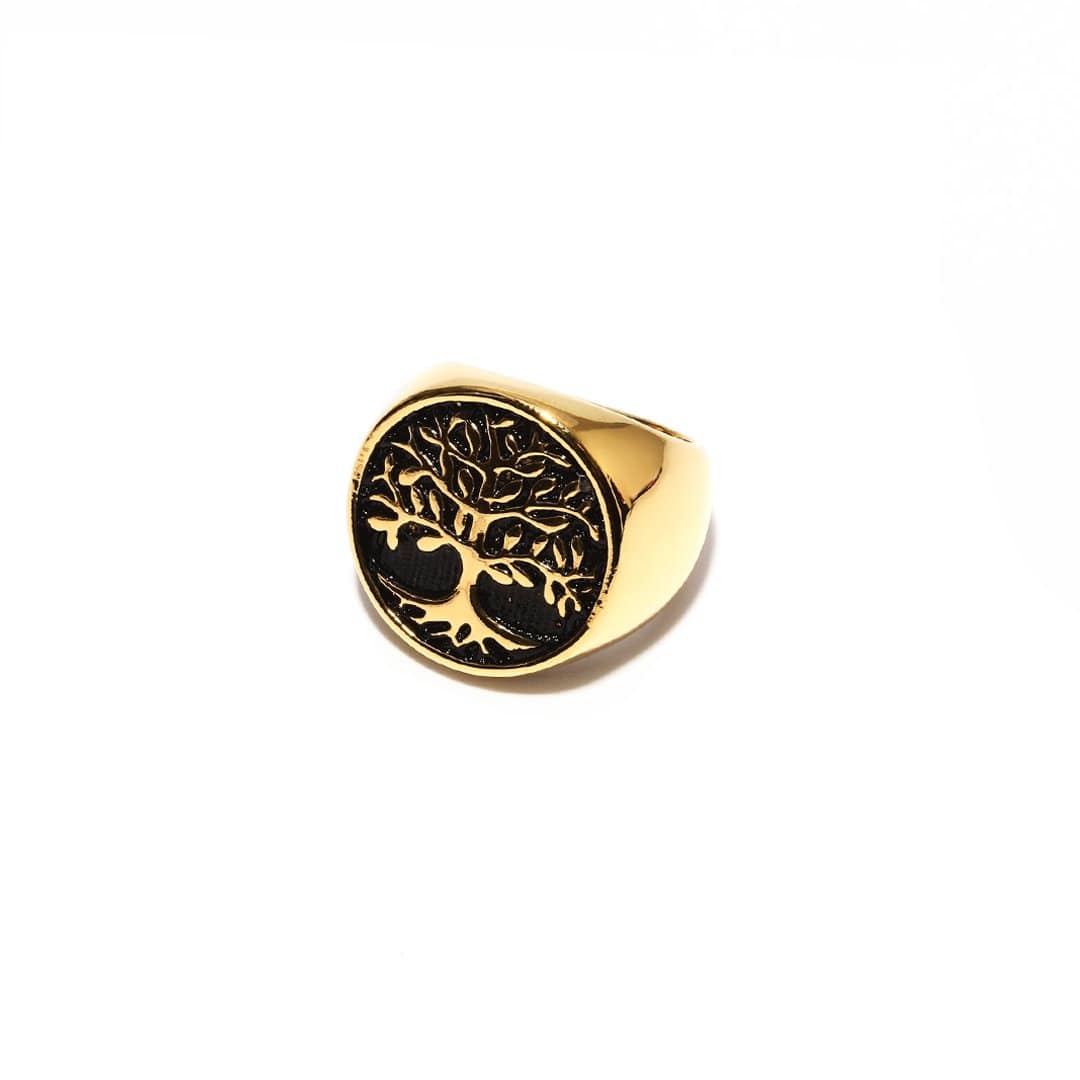 Tree Of Life Ring Gold - True Vintage