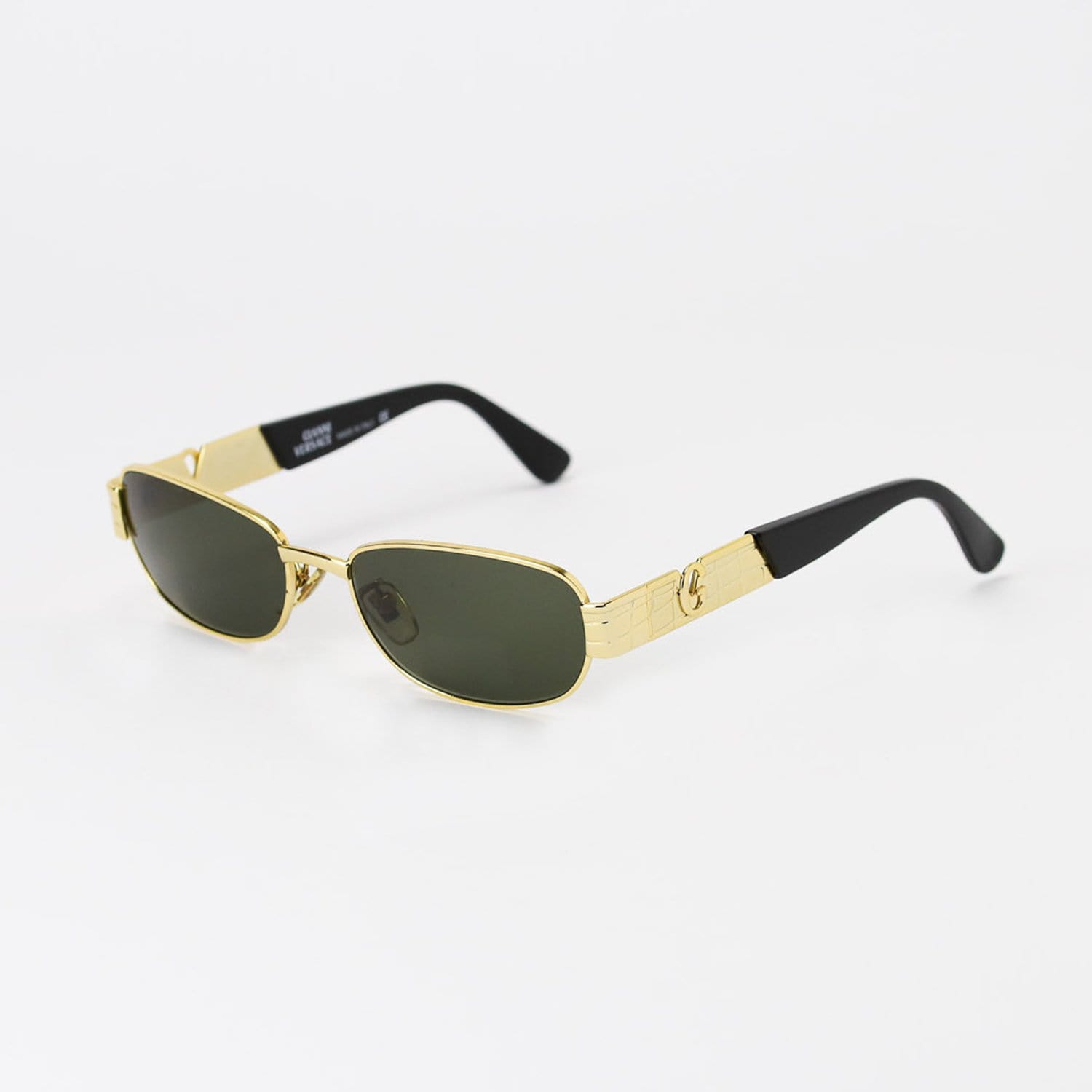 versace sunglasses gold and black