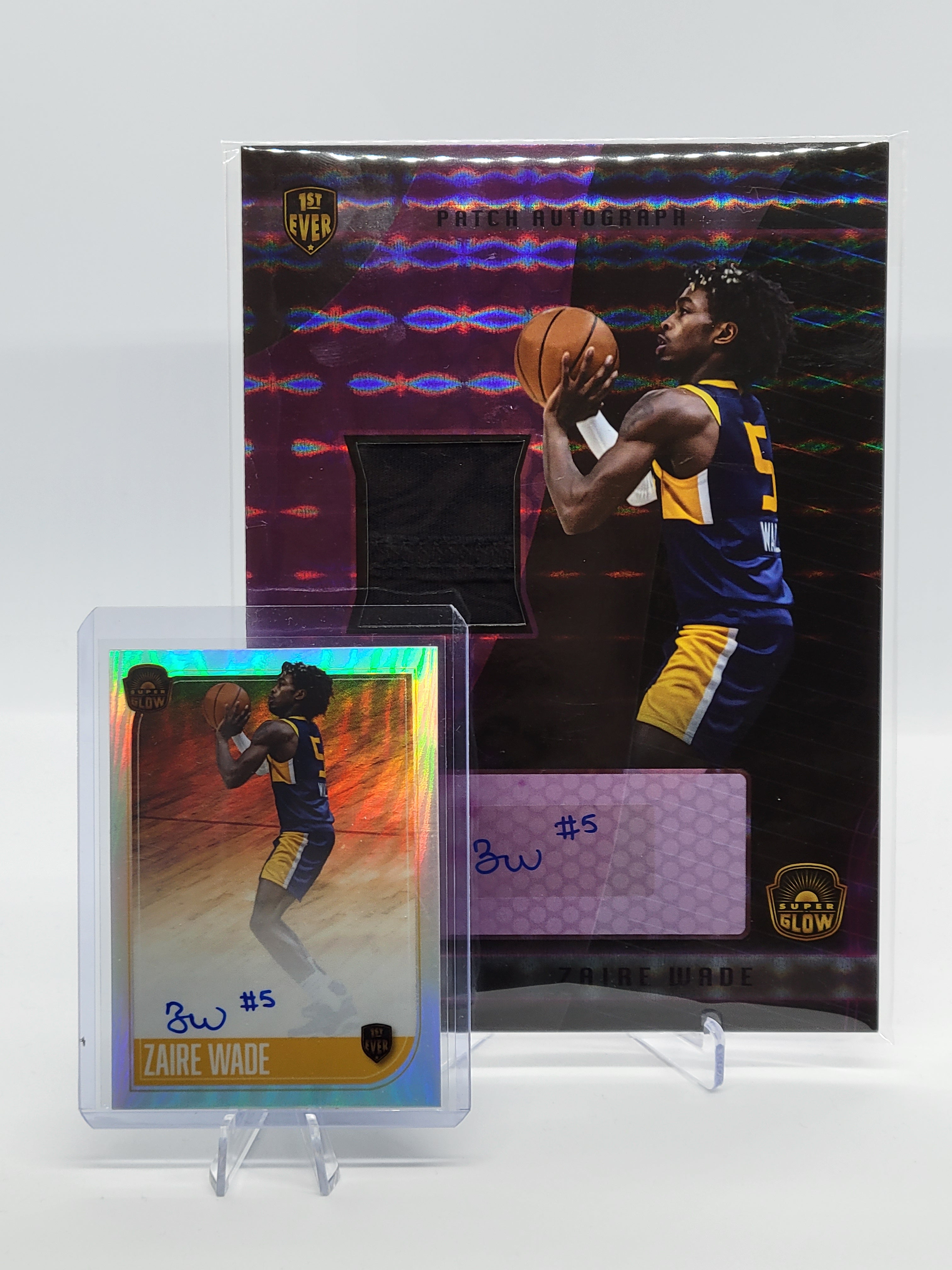 2022 Super Glow ZAIRE WADE Jumbo Patch Autograph /10