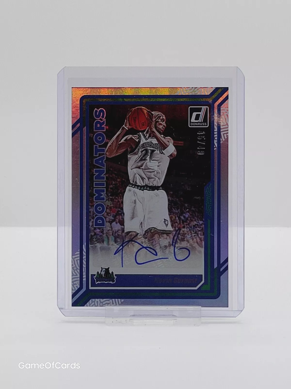 2023-24 Panini Donruss KEVIN GARNETT Auto Autograph /49 - Dominators