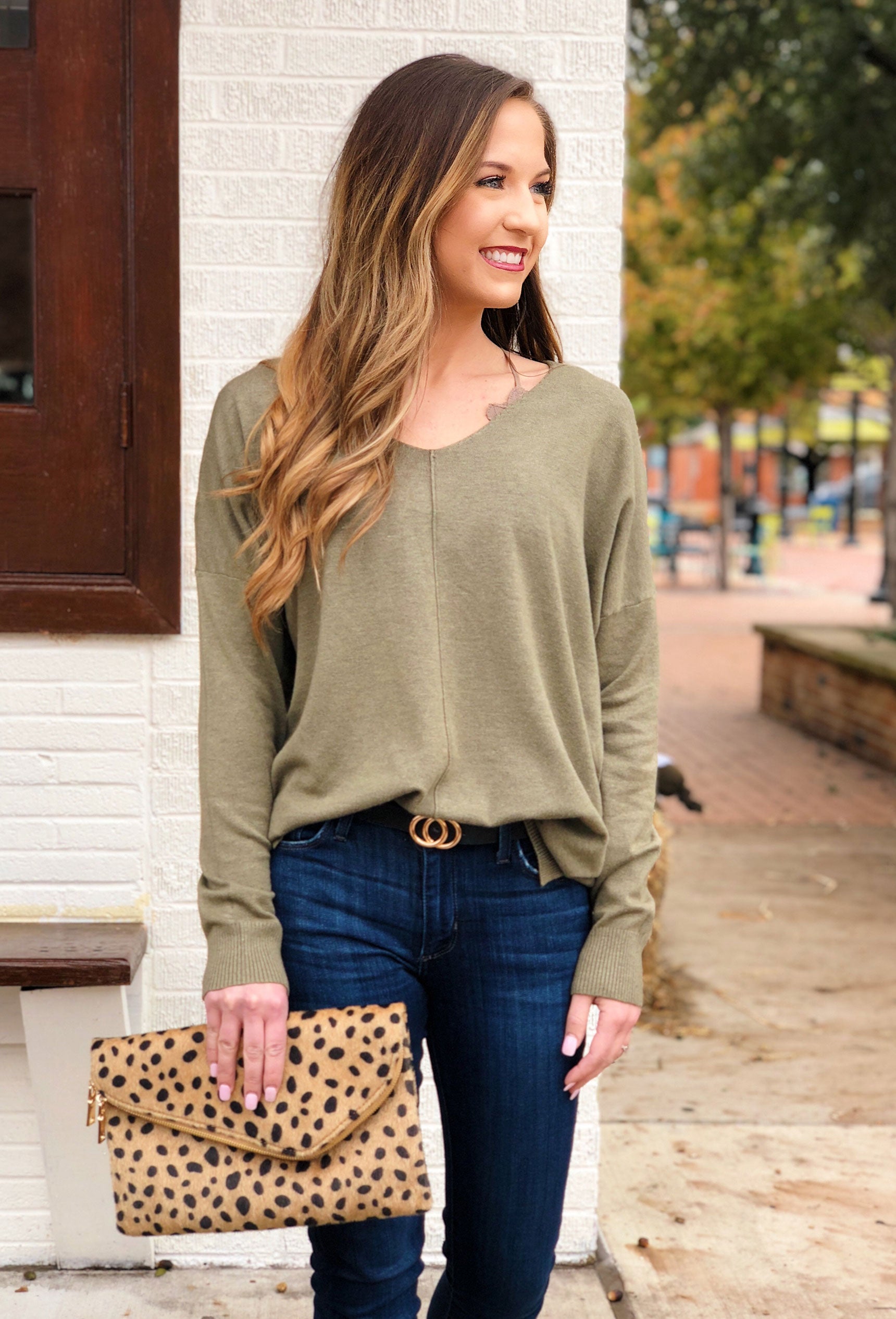 Dreamers Must Have Sweater in Heathered Olive