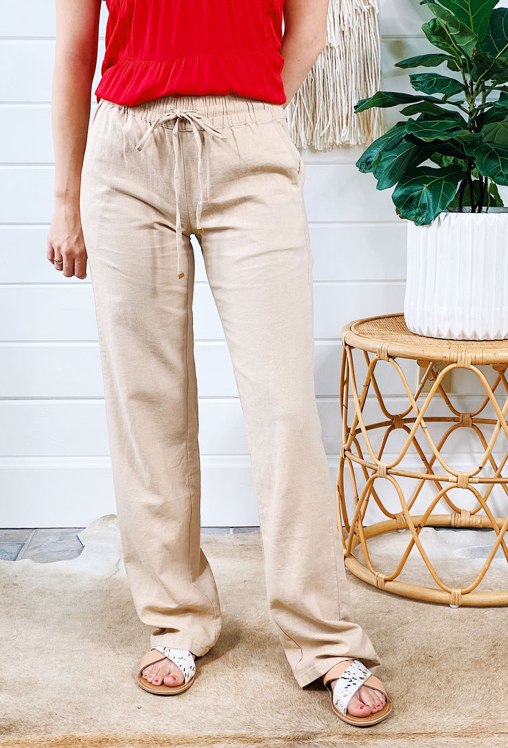 summer linen pants