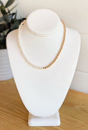 Gold-Filled Baroque Pearl Pendant Necklace | Midori Jewelry Co.