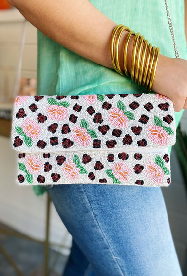 Wilder Times Beaded Clutch, Groovy's