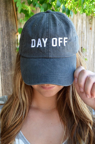 Friday+Saturday Hats, Baseball Caps Friday + Saturday Day Off Hat