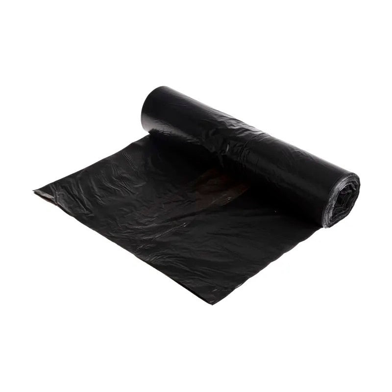 80 Litre Heavy Duty Black Bin Liners Garbage Bags 200pcs - Stanley