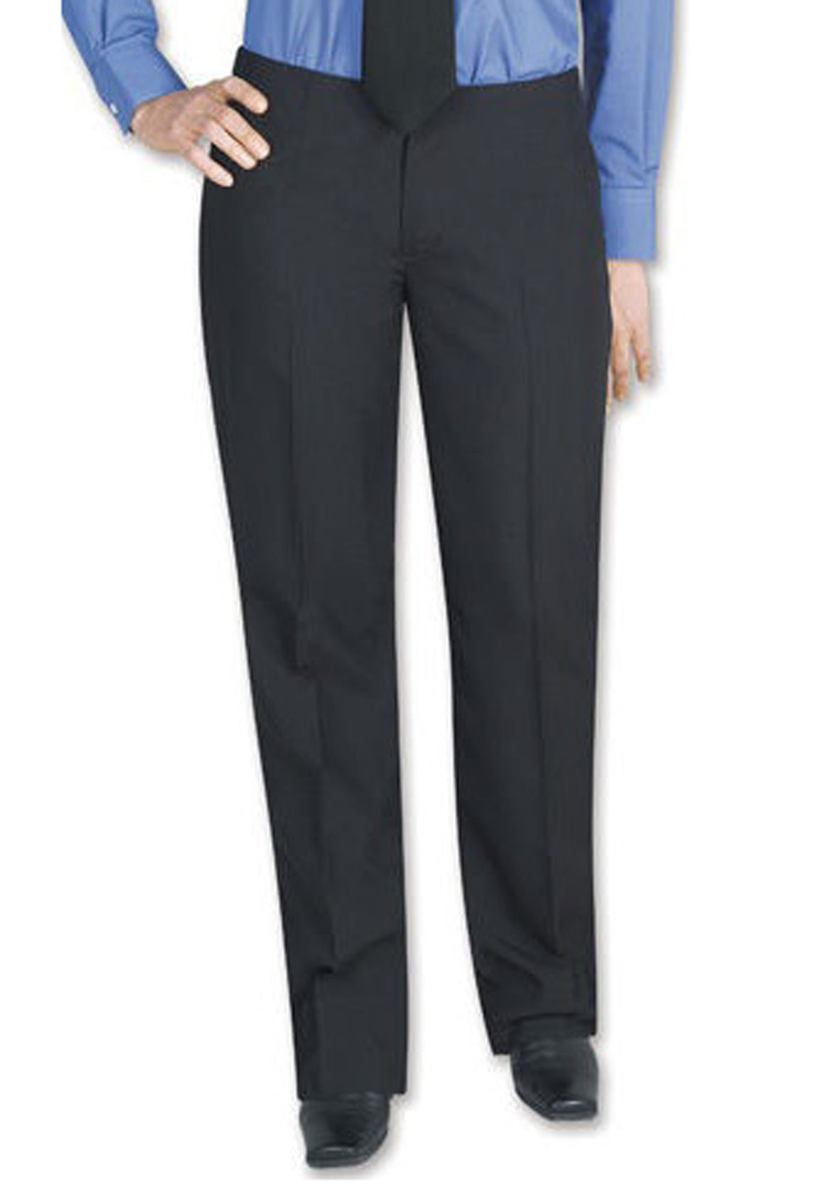 womens black tuxedo pants with satin stripe