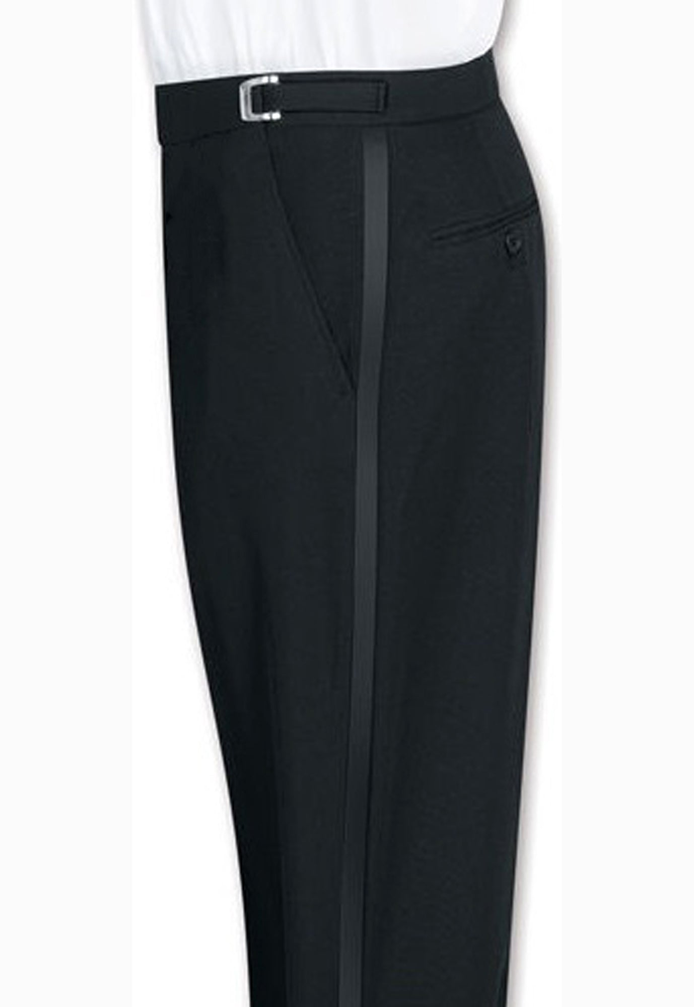 mens tuxedo trousers with satin stripe