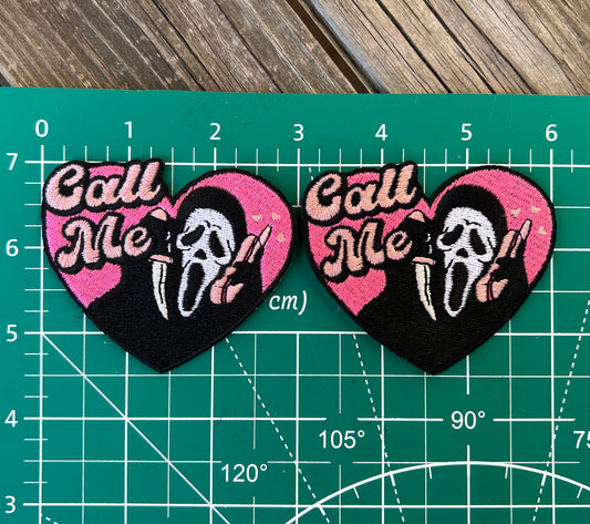 2PCS PINK Barbie Iron On Patches , Embroidery Iron On Patch , Pink