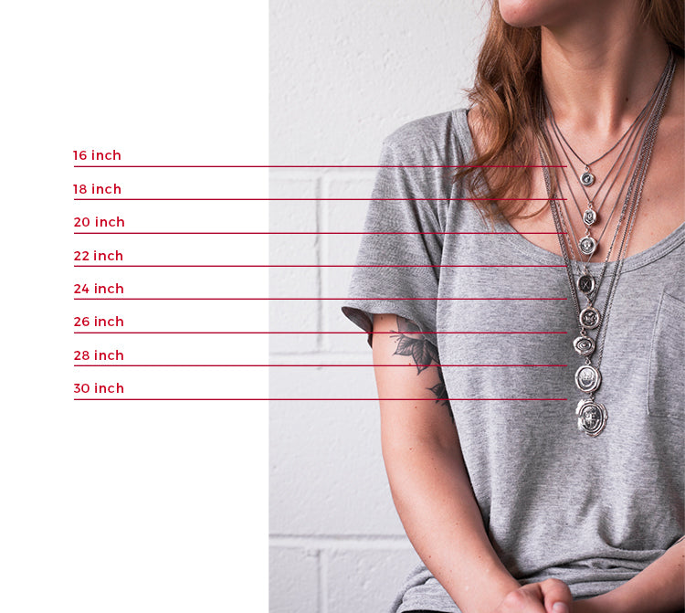 Necklace Length Chart Women S