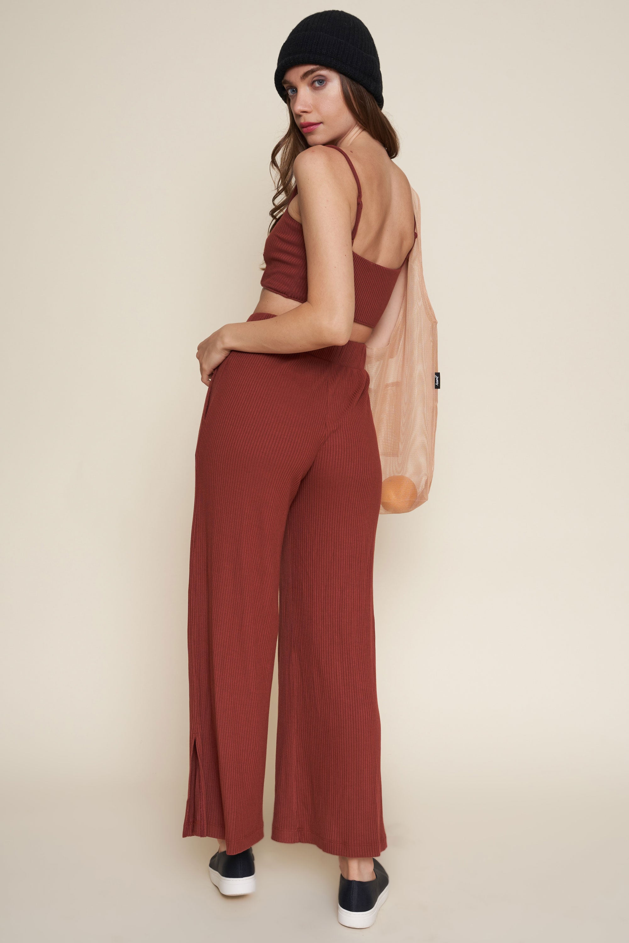 Norah Pant in Sienna Rib