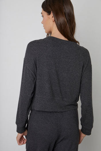 Sloe Pullover in Anthracite