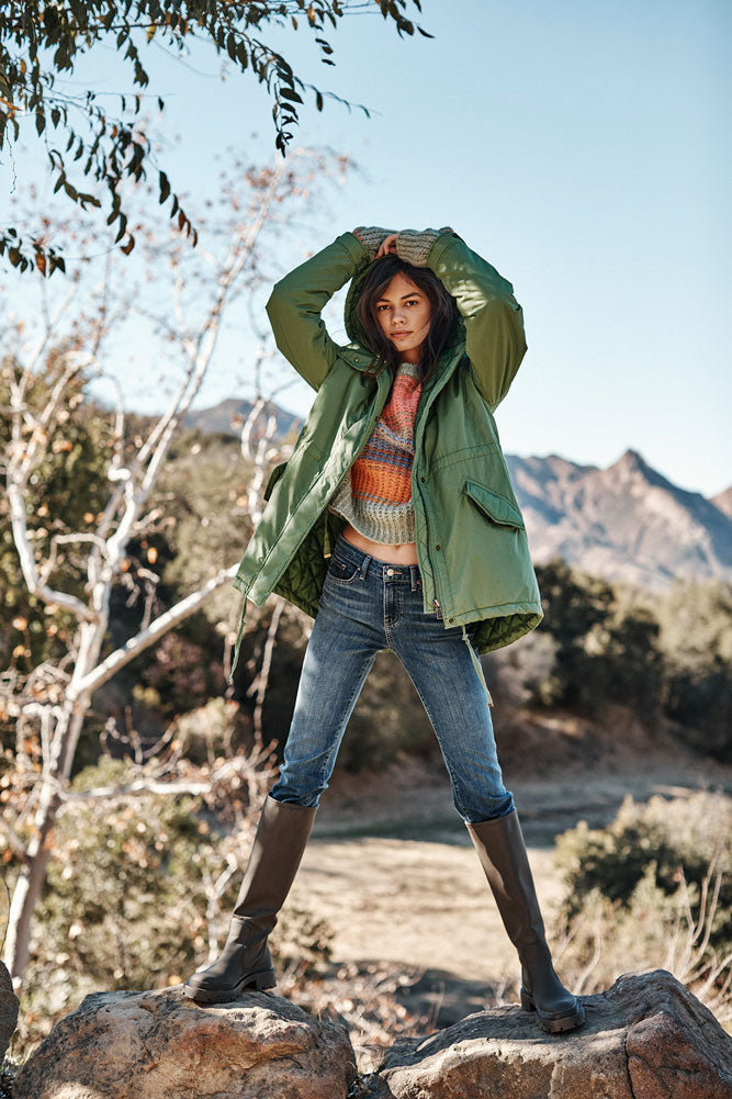 Nicki Parka in Evergreen