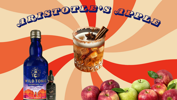 Aristotle's Apple Wild Tonic & Lajit Gold Mocktail