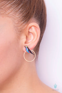 Blackbird Ring Earrings