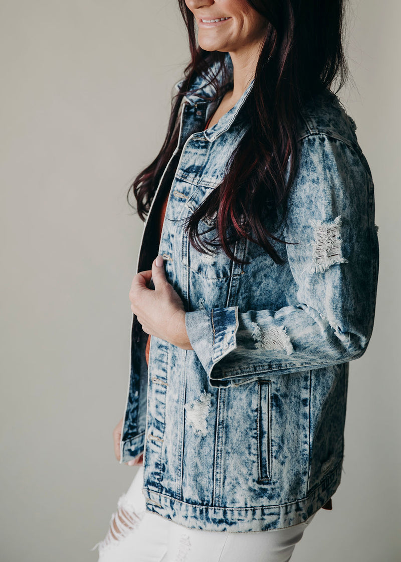 denim cut jacket