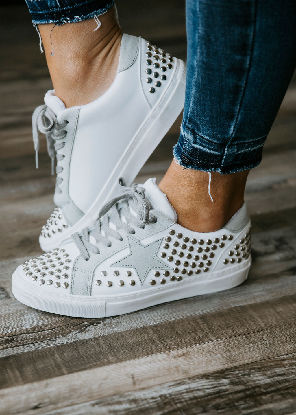 steve madden studded sneakers