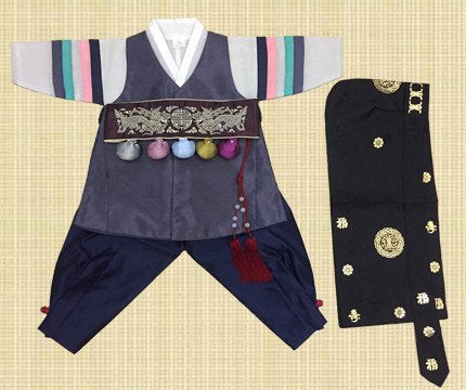 Baby Boy Hanbok Dolbok for Korean 1st birthday