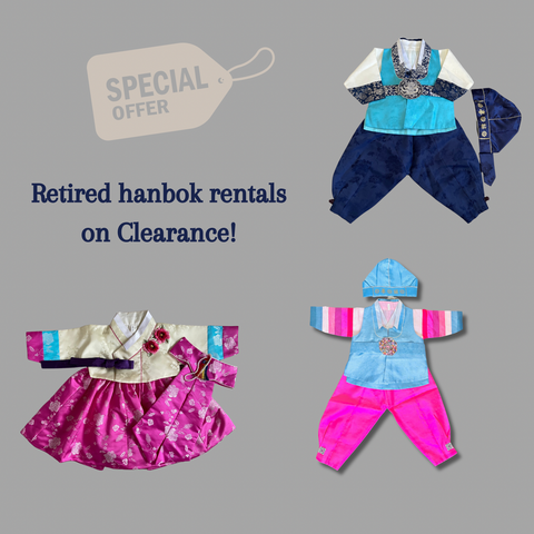Hanbok Rentals on Sale  retired designs on clearance