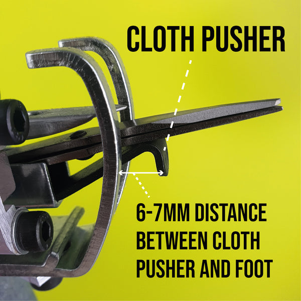 AK-I Cloth Pusher Positioning