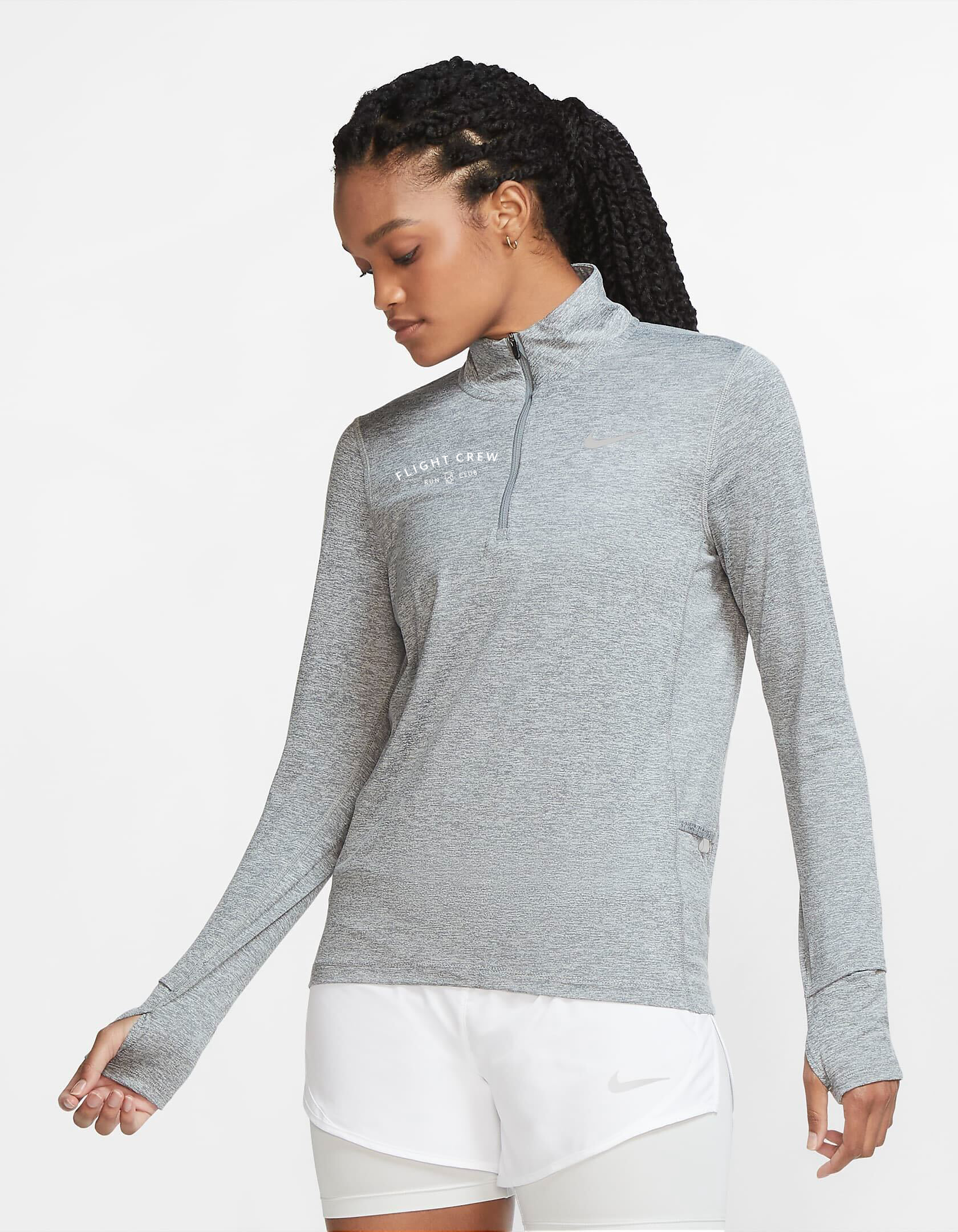 nike 1/2 zip womens