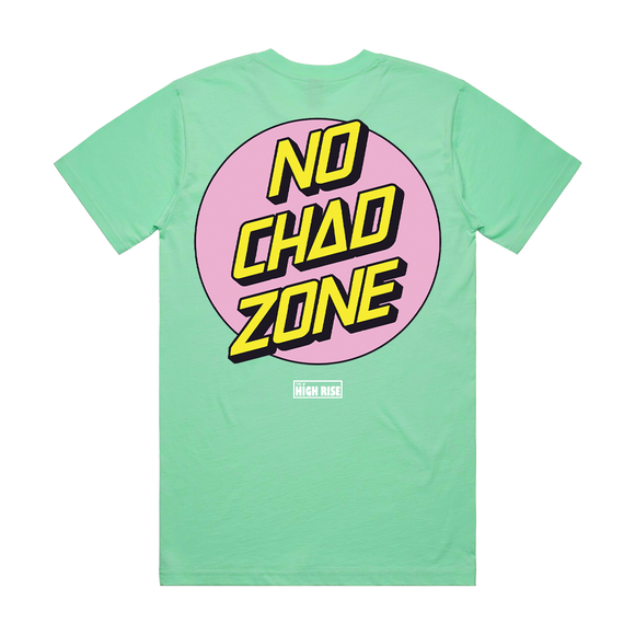 High Rise No Chad Zone Basics T-Shirt (Teal)