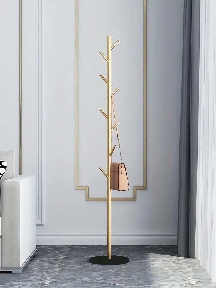 1pc tree coat rack   standing coat rack w decorative base hallway entryway coat hanger stand for clothes suits accessories details 2