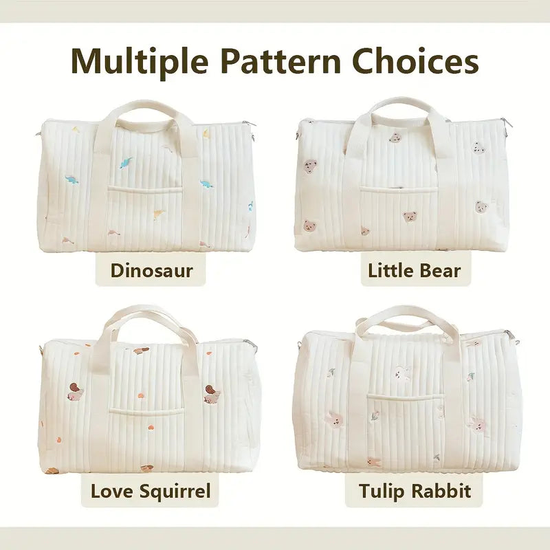 embroidered   large capacity hand travel bag lightweight diaper bottle storage bag boston bag   shoulder crossbody bag halloween thanksgiving and christmas gift details 4