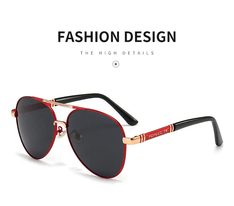 1pc large frame polarized fashion glasses glasses for cycling travel fishing driving for gifts details 7