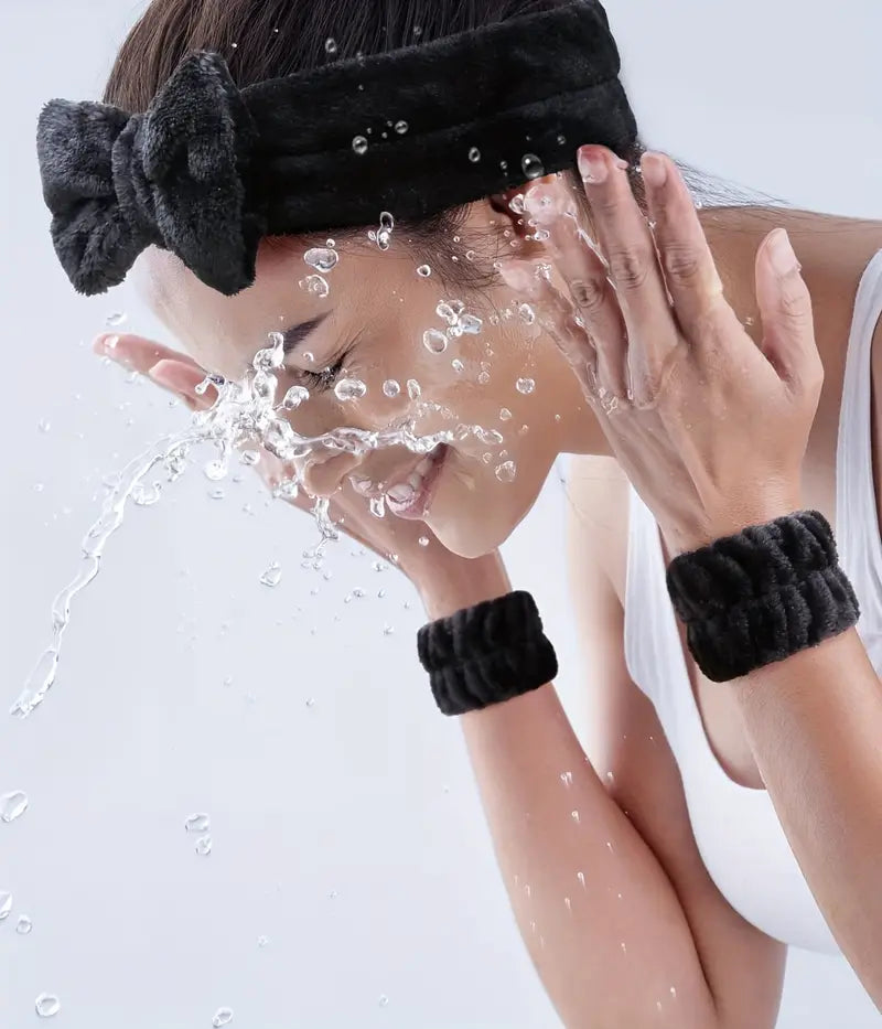 8pcs set womens     wrist strap velvet collet matte flower shaped grab clip   shark clip large rectangular plastic frosted grab clip womens gift wash set for long and thick hair details 10