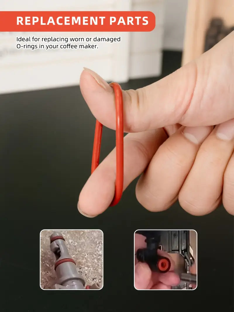силиконовые уплотнительные кольца O, совместимые с кофемашинами Philips, уплотнительные кольца для группы заваривания, для поддерживающего клапана, парового клапана, выпускного клапана, запчасти для кофемашины, детали 3