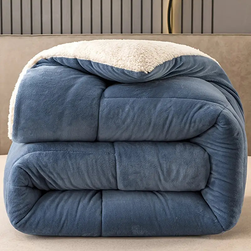 1pc three layer warm comforter autumn and winter thickened comforter bedding supplies for bedroom dorm room details 6