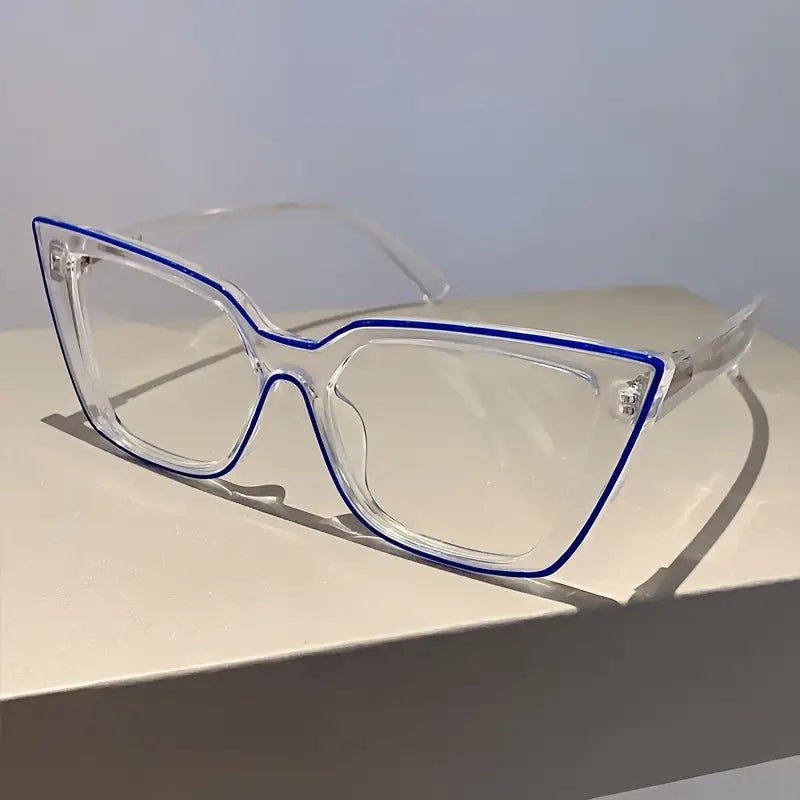 mushuk linza ko'zoynaklar anime moda cosplay kostyumi bezakli ko'zoynaklar y2k spektakllar ayollar uchun tafsilotlar 1